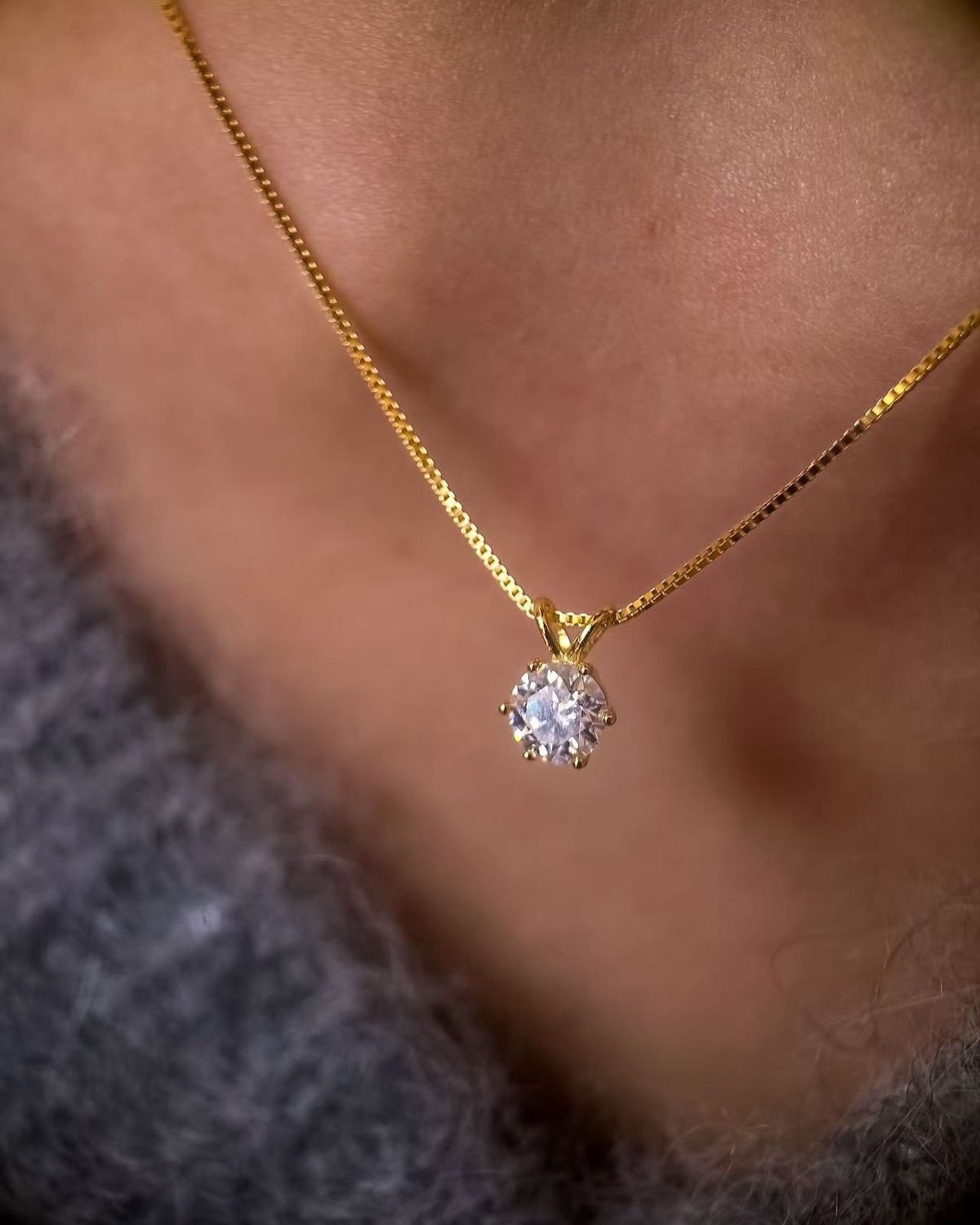 Dije diamante corte redondo de 0.5ct