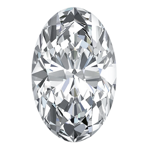 1 CT - Anillo Solitario Corte Ovalado